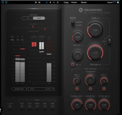 Plugin Alliance Brainworx bx_limiter True Peak